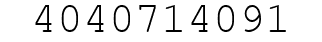 Number 4040714091.