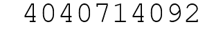 Number 4040714092.