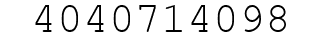 Number 4040714098.