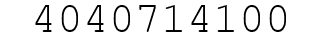 Number 4040714100.