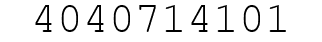 Number 4040714101.