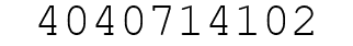 Number 4040714102.