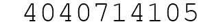 Number 4040714105.