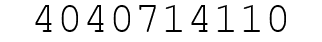 Number 4040714110.