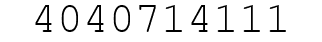 Number 4040714111.