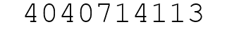 Number 4040714113.