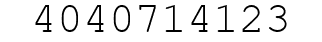 Number 4040714123.