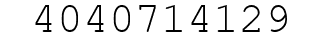 Number 4040714129.