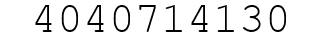 Number 4040714130.