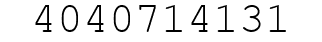 Number 4040714131.