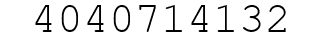 Number 4040714132.