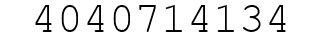 Number 4040714134.