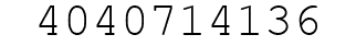 Number 4040714136.