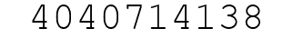 Number 4040714138.