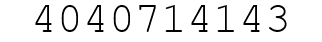 Number 4040714143.