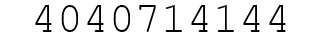Number 4040714144.
