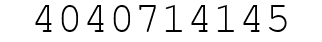 Number 4040714145.