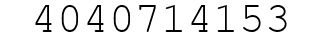 Number 4040714153.
