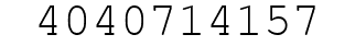 Number 4040714157.