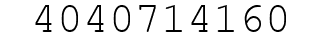Number 4040714160.
