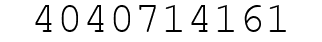 Number 4040714161.