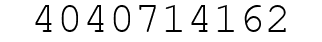 Number 4040714162.