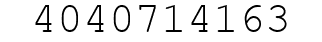 Number 4040714163.