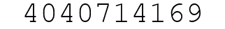 Number 4040714169.
