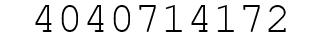 Number 4040714172.