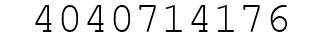 Number 4040714176.