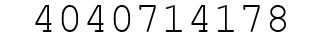 Number 4040714178.