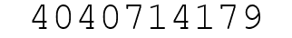 Number 4040714179.