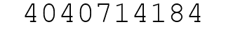 Number 4040714184.