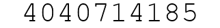 Number 4040714185.