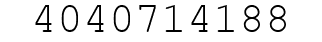 Number 4040714188.