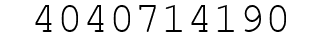 Number 4040714190.