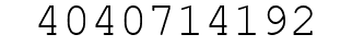 Number 4040714192.