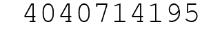 Number 4040714195.