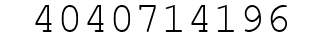 Number 4040714196.