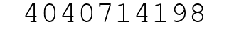 Number 4040714198.