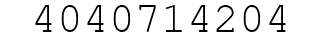 Number 4040714204.
