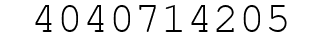 Number 4040714205.
