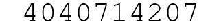 Number 4040714207.