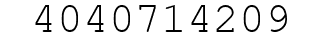 Number 4040714209.