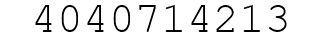 Number 4040714213.