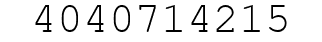 Number 4040714215.