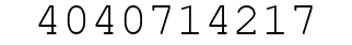 Number 4040714217.