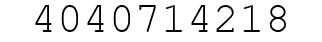Number 4040714218.