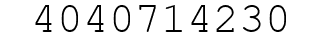 Number 4040714230.