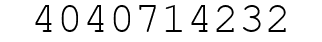 Number 4040714232.